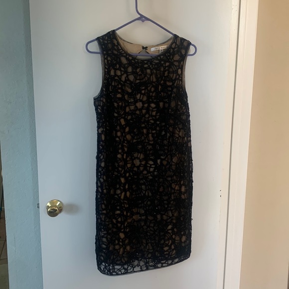 Black lace Max Studio mini cocktail dress - Picture 1 of 4